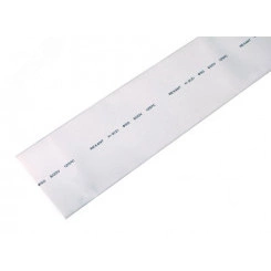 Термоусаживаемая трубка 50,0 25,0 мм, белая, упаковка 10 шт. по 1 м