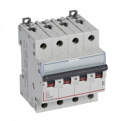 Выключатель автоматический четырехполюсный 4А B DX3 10kА/16kА Выключатель автоматический четырехполюсный 4А B DX3 10kА/16kА