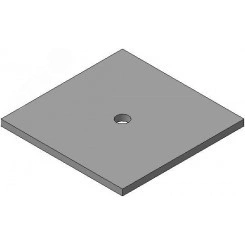 Пластина ПЛ 100х100 УХЛ1, горячее цинкование(толщина покрытия 40 -120мкм), S5,0 Пластина ПЛ 100х100 УХЛ1, горячее цинкование(толщина покрытия 40 -120мкм), S5,0