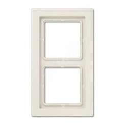Рамка 2-я для горизонтальной/вертикальной установки  Серия- LS-Design  Материал- дуропласт  Цвет- слоновая кость