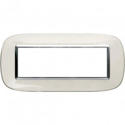 Axolute Накладки декоративные в форме эллипса прозрачные/белая карамель на 6 модулей