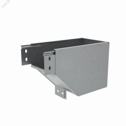 Угол верт. внеш. L 100х100 мм с разворотом трассы на 90 гр. ПЛЮС HD Угол верт. внеш. L 100х100 мм с разворотом трассы на 90 гр. ПЛЮС HD