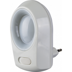 Ночник светодиодный 0.5w LED NNL-SW01-WH с выключателем белый