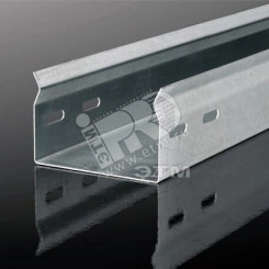 Лоток перфорированный 400х50 L=2м S=1мм оцинкованный