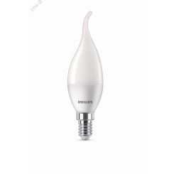 Лампа светодиодная LED Свеча на ветру 6 Вт 620 Лм 4000 К E14 К 220-240 В IP20 Ra 80-89 (класс 1В) ESS PHILIPS