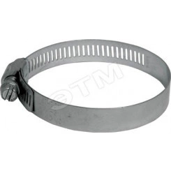 Хомут обжимной просечной (сталь) шир.8 мм. 5/8 (10