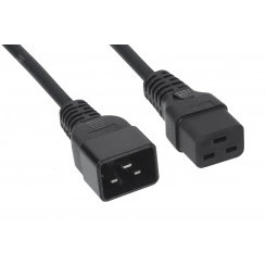 Кабель питания IEC 320 C19 - IEC 320 C20 (3x1.5), 16A, прямая вилка, 5м Кабель питания IEC 320 C19 - IEC 320 C20 (3x1.5), 16A, прямая вилка, 5м