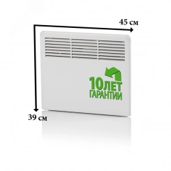 Конвектор 250W механический термостат IP21 389мм