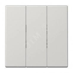 Клавиша 3-я для 3-х клавишных выключателей без подсветки. Серия LS990 Материал- термопласт Цвет- светло-серый Клавиша 3-я для 3-х клавишных выключателей без подсветки. Серия LS990 Материал- термопласт Цвет- светло-серый