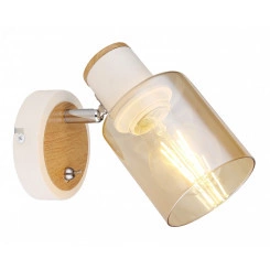 Светильник настенно-потолочный спот Rivoli Jamilly 7057-701 1 х Е27 40 Вт поворотный с выключателем