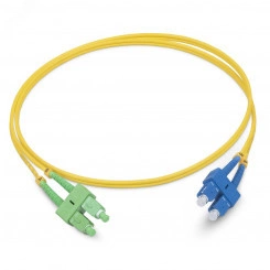 Шнур оптический duplex 10м SC/APC-SC/UPC 9/125 sm  LSZH FOP(d)-9-SC/APC-SC/UPC-10m