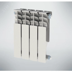 Радиатор алюминиевый секционный 350/100/12 боковое подключение Радиатор алюминиевый секционный 350/100/12 боковое подключение