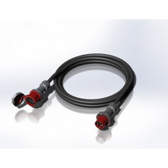 Удлинитель кабельный CEE63A/5P - CEE63A/5P IP67 XTREM H07RN-F 5G10 5м.