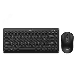 Комплект клавиатура+мышь беспроводной LuxeMate Q8000 ,черный