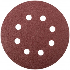 Круги шлифовальные с отверстиями (липучка), алюминий-оксидные, 125 мм, 5 шт Р 400 Круги шлифовальные с отверстиями (липучка), алюминий-оксидные, 125 мм, 5 шт Р 400
