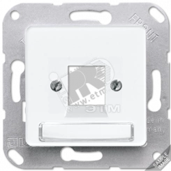 Крышка для модульных гнезд слоновая кость Крышка для модульных гнезд слоновая кость