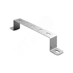 Скоба для настенного крепления 100, толщ. 2,0 мм, Сендзимир цинк