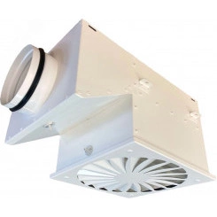 Корпус HEPA фильтра, потолочный в гигиеническом исполнении 530х530х150 мм, H150-572х572, боковое подключение D200 Корпус HEPA фильтра, потолочный в гигиеническом исполнении 530х530х150 мм, H150-572х572, боковое подключение D200