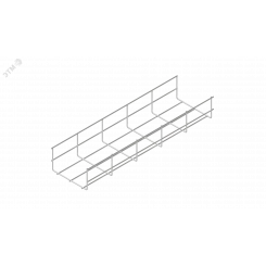 Проволочный лоток 85х400 L3000 мм INOX304