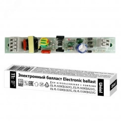 ЭЛЕКТРОННЫЙ ПУСКОРЕГУЛИРУЮЩИЙ АППАРАТ UNIEL 1*11 UED-ESL-PL-11W ЭЛЕКТРОННЫЙ ПУСКОРЕГУЛИРУЮЩИЙ АППАРАТ UNIEL 1*11 UED-ESL-PL-11W