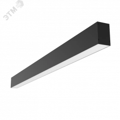 Светильник светодиодный ДСО-48Вт IP40 4300Лм 2700К X-Line DALI черный 1,5м