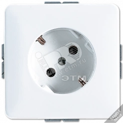 Розетка штепсельная SCHUKO с поворотом на 45 гр. 16A 250V центральная плата Розетка штепсельная SCHUKO с поворотом на 45 гр. 16A 250V центральная плата