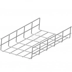 Усиленный проволочный лоток, высота - 85 мм, ширина - 248 мм, длина - 3000 мм, кратность - 3м, HD - Оцинкованная сталь (методом горячего цинкования)