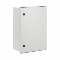 Цельный навесной шкаф из фибергласа без МП со сплошной дверью 600х500х230 (ВхШхГ) мм