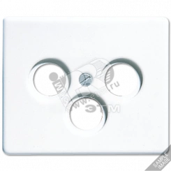 Крышка для телевизионной и спутниковой розетки  золотая бронза