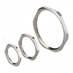 Гайка никелированная латунь PG 13.5