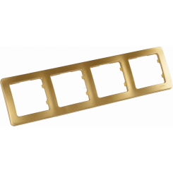 MASTER Рамка на 4 поста, золото