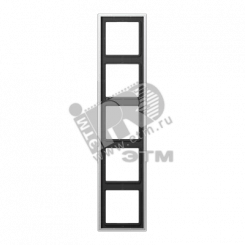 Рамка 5-я для горизонтальной/вертикальной установки  Серия- LS990  Материал- металл  Цвет- алюминий