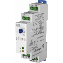 Реле контроля 3х-фазного напряжения ЕЛ-12М-15 АС230В УХЛ2