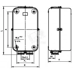 Пускатель электромагнитный ПМ12-100270 У3 В, 220В, 1002