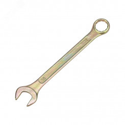 Ключ комбинированный 15 мм, желтый цинк