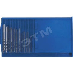 Сверла по металлу HSS полированные ''микро'' набор 20 шт (0.3-1.6 мм)