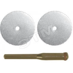 Диски отрезные HSS 2 шт и штифт диаметр 3 мм Диски отрезные HSS 2 шт и штифт диаметр 3 мм