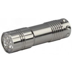 Фонарик карманный кемпинговый туристический детский ударопрочный, ремешок на руку, 9 LED TM9-BL Трофи