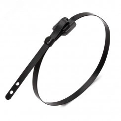 Стяжки стальные с бугельным замком с покрытием СКБ-П (316) 9,6x350 (Fortisflex) Стяжки стальные с бугельным замком с покрытием СКБ-П (316) 9,6x350 (Fortisflex)