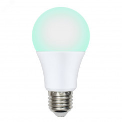 LED-A60-9W/SCBG/E27/FR/DIM IP65 PLO65WH Лампа светодиодная диммируемая для бройлеров. Спектр синий и зеленый. TM Uniel