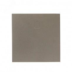 Валенсия лицевая панель кнопки звонка 10А кашемир EKF PROxima