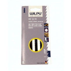 Пилка для лобзика HC 12 R х 5 шт для дерева до 30мм и пластмассы (безосколочный рез) Пилка для лобзика HC 12 R х 5 шт для дерева до 30мм и пластмассы (безосколочный рез)