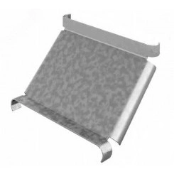 Крышка к угловому соединителю внутреннему к лотку УЛ 50, толщ. 1,0 мм, Сендзимир цинк Крышка к угловому соединителю внутреннему к лотку УЛ 50, толщ. 1,0 мм, Сендзимир цинк