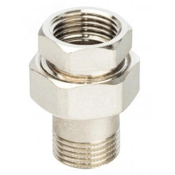 Сгон разъемный ВН 3/4' прямой (американка), никелированный Сгон разъемный ВН 3/4' прямой (американка), никелированный