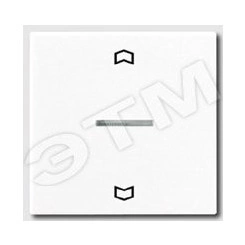 Клавиша для контрольного выключателя  белый