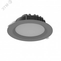 Светильник светодиодный ДВО-40Вт 2700...5700К DL-01 Серый DALI Tunable White