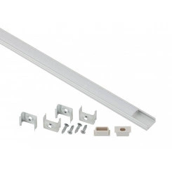 Комплект с накладным анодированным профилем CAB262 16х6мм, 2м (5/80/2560) ЭРА