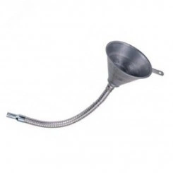 Воронка металлическая с гибким сливом Воронка металлическая с гибким сливом