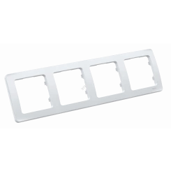 MASTER Рамка на 4 поста, белая
