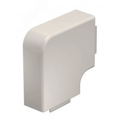 Крышка плоского угла кабельного канала WDK 40x90 мм (ПВХ, кремовый) Крышка плоского угла кабельного канала WDK 40x90 мм (ПВХ, кремовый)